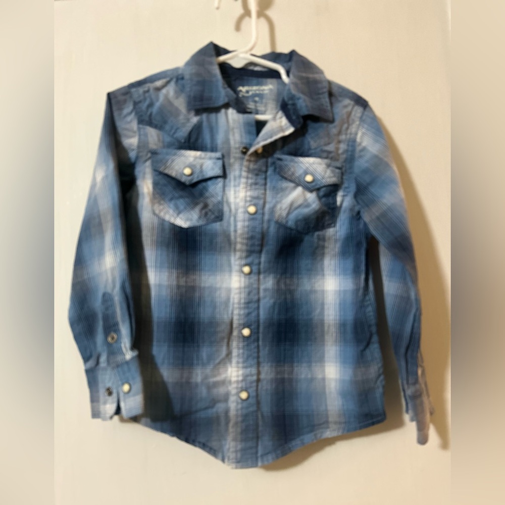 Arizona Jeans 4y Western Shirt Pearly Snaps